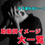 助動詞のイメージ一覧